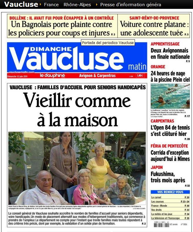 Vaucluse matin - v12 juin 2011