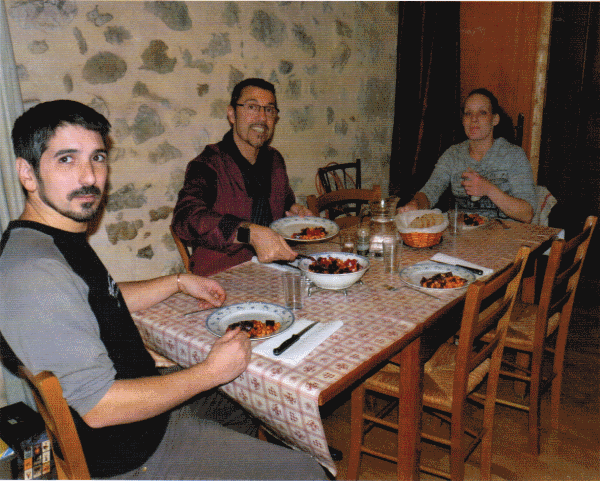 Sébastien, Steve et Valérie